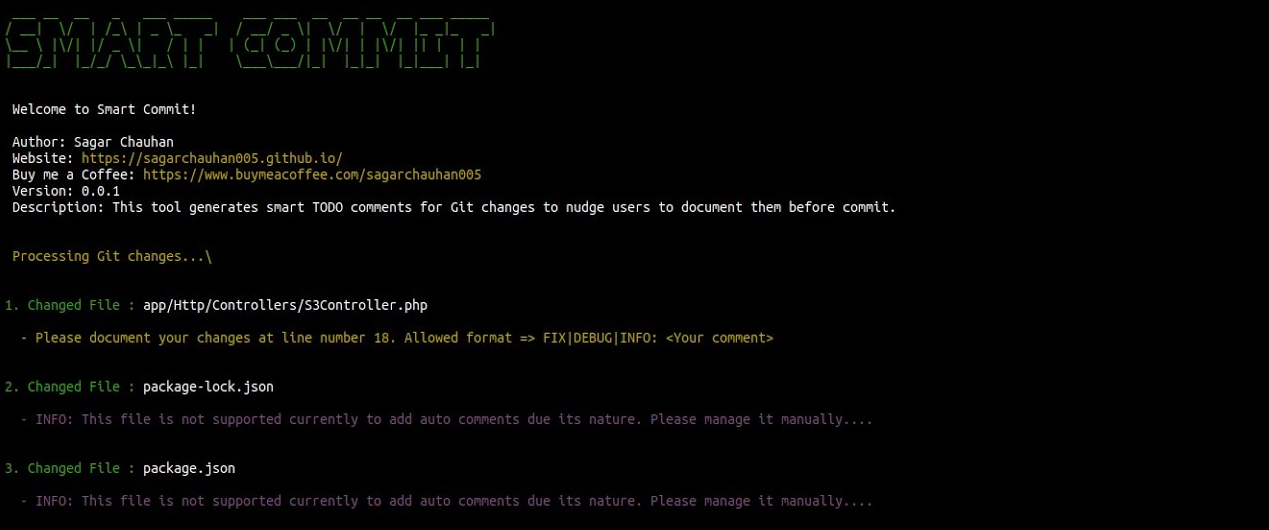 Git Smart Commit